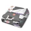 Qjjinxior Flannel Blanket, Alpaca Throw for Couch, Sofa, Bed, Office, Soft and Comfortable, No Pilling view 2