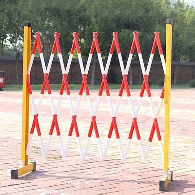 SdaryWare Telescoping Fence, Easy-to-Install Fiberglass Telescoping Barrier, Extendable Metal Barricade, Yellow/Black, 1.2 × 2 m, Yellow/Black–1.2 × 2.5 m