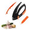 Plastic Garlic Press with Multifunctional Features view 1