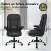ALFORDSON Ergonomic Massage Office Chair with Rocking Function, Black view 2