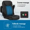 ALFORDSON Ergonomic Massage Office Chair with Rocking Function, Black view 3