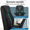 ALFORDSON Ergonomic Massage Office Chair with Rocking Function, Black view 4