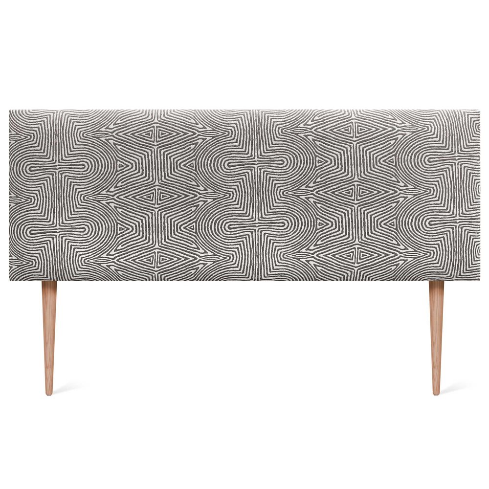 DHOME Luxury Edition Smooth Upholstered Headboard with Legs, Wall-Mounted, Sound-Absorbing, Tribal, 160 cm