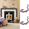 LaresDay 2-Piece Artificial Rose Garland Set, 4.9m (2x2.45m) view 1