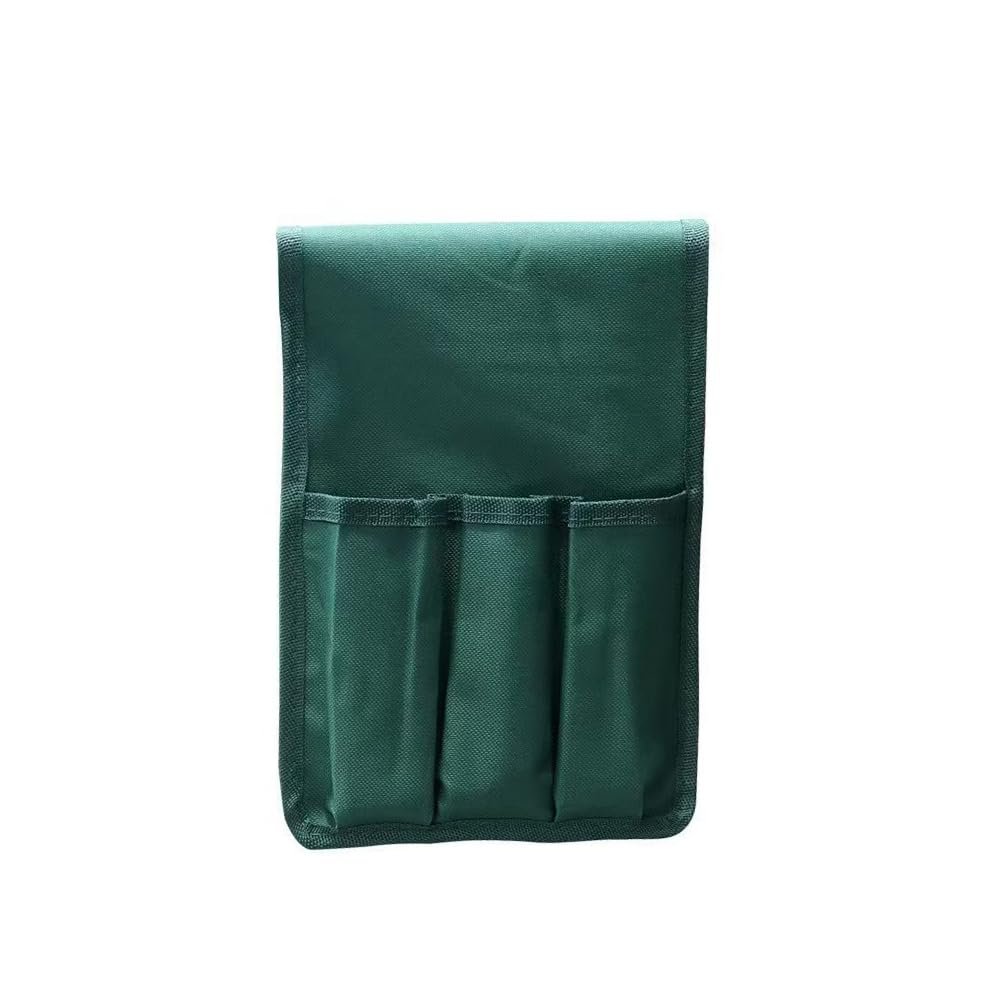 Folding Garden Stool and Kneeler, 330 lb Capacity, with Tool Bag, Green