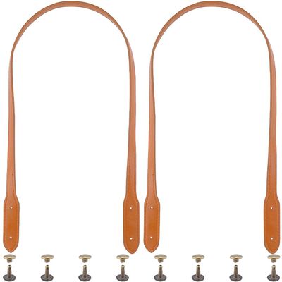 CALFOVERA 2 Pack 72cm Long PU Leather Handbag Straps