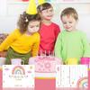 ALLY-MAGIC 12 Sets Rainbow Invitation Cards view 4