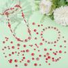 PONABEADIY 1 Box 400 Red Glass Beads view 4