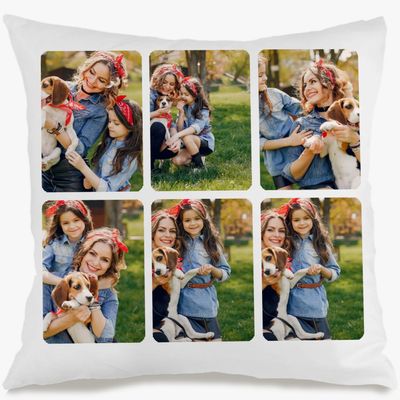 Personalized Photo Throw Pillow, 18 x 18 in