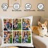 Personalized Photo Throw Pillow, 18 x 18 in view 4