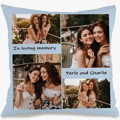 Personalized Photo Pillow, 18 x 18 in