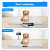 Digital Animal Scale 660 lb, Two Weighing Modes, Three Units, Stainless Steel, Large Heavy-Duty Scale with LCD Display for Domestic and Farm Animals view 2