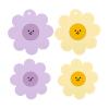4-Pack Sunflower Silicone Coasters view 1