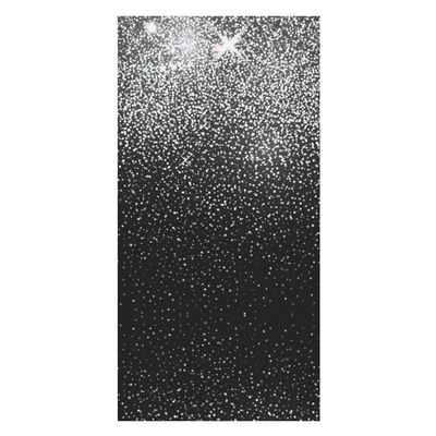 Dgsxynth Silver Glitter Beach Towel, 80 x 160 cm