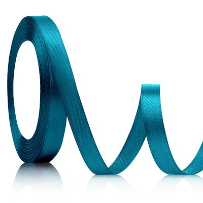 25 Meter Satin Ribbon Turquoise 10mm