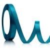 25 Meter Satin Ribbon Turquoise 10mm view 1