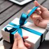25 Meter Satin Ribbon Turquoise 10mm view 4