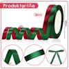 10mm Christmas Satin Ribbon - Dark Green view 2