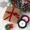 10mm Christmas Satin Ribbon - Dark Green view 3