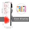 VAPOKF Fuji Mount Pencil Case, Red Sun and Cherry Tree Design view 4