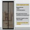 Magnetic Fly Screen Door Curtain, No Drilling, 93 x 214 cm, Black view 4