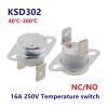 KSD302 16A 250V Ceramic Thermostat, 40–300°C, Normally Closed, 165°C view 3