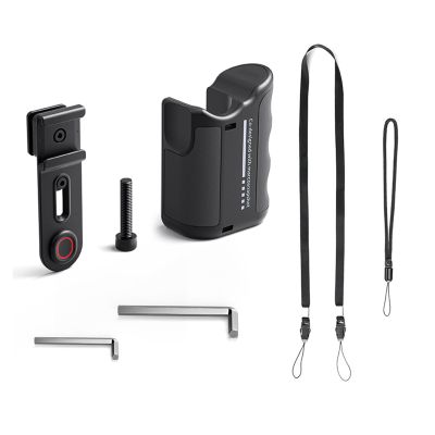 HUANGING Action Camera Grip, Quick Release, Adjustable Strap Grip, Vlog Mount with Shutter Button