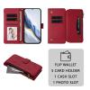 Zip Wallet Case for Samsung Galaxy X Cover 6 Pro, Red view 2