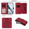 Zip Wallet Case for Samsung Galaxy X Cover 6 Pro, Red view 4
