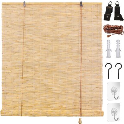 Weatherproof Bamboo Roller Shades