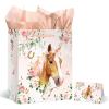 ePicsoa Horse Party Gift Bags, 25 x 21 x 10 cm view 1
