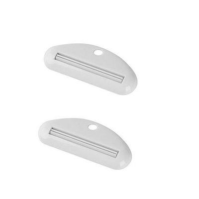 Plastic Toothpaste Squeezer, 2 Pack (White)