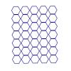 Generic Hexagonal LED Liquor Rack, Iron Bottle Holder for Kitchen, Home Bar, Restaurant and Wine Cellar, Wall-Mounted Wine Storage (225 x 20 x 280 cm) view 1