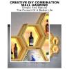 Generic Hexagonal LED Liquor Rack, Iron Bottle Holder for Kitchen, Home Bar, Restaurant and Wine Cellar, Wall-Mounted Wine Storage (225 x 20 x 280 cm) view 4