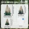 GOMAKERER 3-Piece Pine Tree Wall Decor view 2