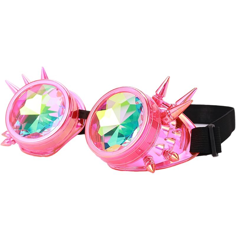 Gwezmxs Steampunk Glasses, Adjustable Size, Carnival/Cosplay/Halloween Accessory - GXD231-T