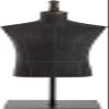 Male Torso Mannequin Stand with Black Metal Base view 1