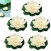 Floating Flowers - 5 Artificial Water Lilies view 1