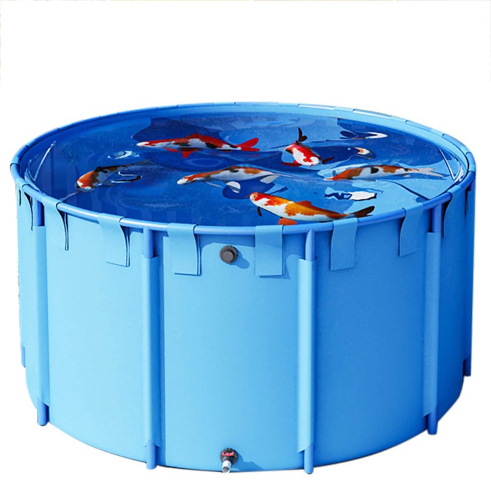 Foldable Round Koi Pond and Aquarium for Indoor and Outdoor Use