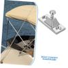 Toyvian Stainless Steel Boat Deck Replacement Hinges view 3