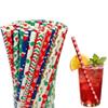 Christmas Paper Straws - 200 Pack view 1