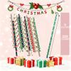 Christmas Paper Straws - 200 Pack view 2