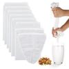 WRENYZK Nut Milk Bags, 8 Pack Reusable Strainer view 1