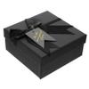GRIRIW Black V-Shape Gift Box with Bow and Lid for Weddings and Parties view 1