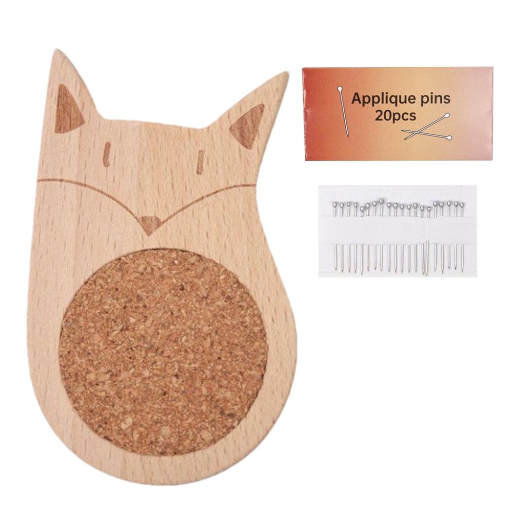 Wooden Pincushion for Sewing