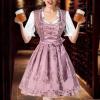 Oktoberfest Dirndl with Apron, German Bavarian Halloween Costume view 3