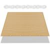 Breathable Sun Shade Sail 240 x 640 cm, Rectangular, 98% UV Protection, Sand Yellow view 1