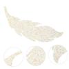 LOLIPPYY Leaf-Shaped Rhinestone Appliqué view 3