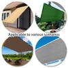 Breathable Rectangular Shade Sail 280 x 670 cm, 98% UV Protection, Light Gray view 2