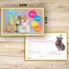 Colibri Rabbit Party Invitation Cards view 2